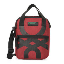 United Colors of Benetton Kolten Unisex Polyester Crossbody Messenger Bags Red (S)