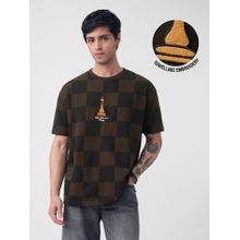 The Souled Store Chess King Men Oversized T-Shirt