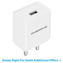 Ambrane Charger AWC-47 White