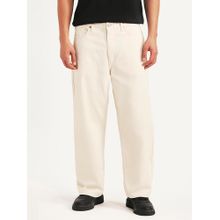 Levi's Men's 578 Beige Solid/Plain Mid Waist Jeans