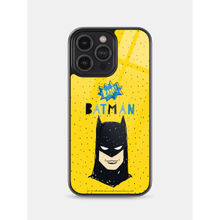 Macmerise Batman Bam Design iPhone 14 Pro Max Glass Phone Case