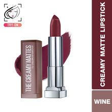 Maybelline New York Color Sensational Creamy Matte Lipstick - 696 Burgundy Blush
