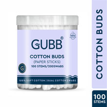 GUBB Paper Stick Cotton Buds - 100 Stems