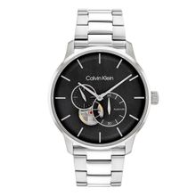 Calvin Klein Automatic For Him Black Round Dial Mens Watch - 25200148