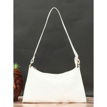 Bagsy Malone White Ladies Purse Hand Handcrafted Handheld Bag