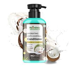 Nutrainix Organics Hydrating Anti-hairfall Conditioner With Coconut Vibes For Dry And Frizzy Hair