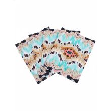 Izaafa Multi-Color Crisp Cotton Look Elegant Cloth Napkins (Pack of 4) (4 Seater)