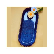 TheYUGO Ceramic Royal Blue Platter