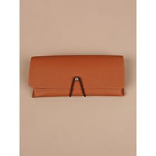 The House Of Ganges Newell Vegan Leather Sunglass Case Cinnamon Rust (M)