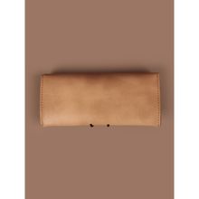 The House Of Ganges Newell Vegan Leather Sunglass Case Chestnut Nude (M)