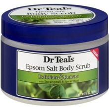 Dr Teal's Epsom Salt Body Scrub Exfoliate And Renew With Eucalyptus And Spearmint