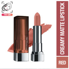 Maybelline New York Color Sensational Creamy Matte Lipstick, Lasts Up To 12H - 656 Clay Crush