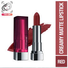 Maybelline New York Color Sensational Creamy Matte Lipstick, Lasts Up To 12H - Burgundy Blush