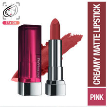 Maybelline New York Color Sensational Creamy Matte Lipstick, Lasts Up To 12H - 807 Dried Rose