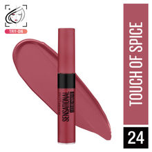 Maybelline New York Sensational Liquid Matte Lipstick, Weightless Comfort - 24 Touch of Spice