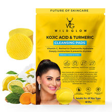 WILDGLOW Turmeric & Kojic Acid Face Cleansing Pads