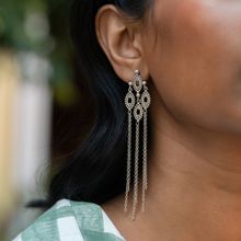 Shaya by CaratLane Captivation Earrings in Oxidised 925 Silver