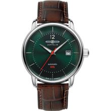 Zeppelin LZ 120 Bodensee Date Analog Dial Color Green Men's Watch - 81604