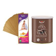 Beeone Waxing Combo - Dark Chocolate Liposoluble Wax + Disposable Strips