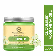 Ayusoul Ayurveda Cucumber Aloe Vera Gel for Face & Body Skin Treatment