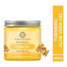 Ayusoul Ayurveda Turmeric Aloe Vera Gel for Face & Body Skin Treatment