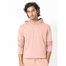 Rare Rabbit Mile Primary Peach Solid Hoodie