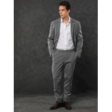 Rare Rabbit Zanza Primary Grey Solid 2 Piece Suit (Set of 2)