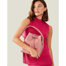 Accessorize London Women's Pink Duffle Handheld Bag