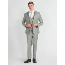 Arrow Grey Full Sleeves Blazer with Waistcoat and Trouser (Set of 3)