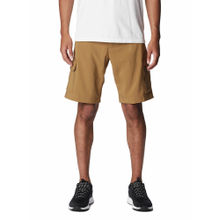 Columbia Mens Khaki Silver Ridge Utility Cargo Trekking Hiking Shorts with Belt