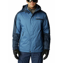 Columbia Mens Navy Valley Point Hiking Trekking Jacket