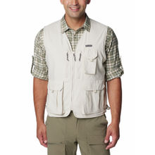 Columbia Mens Beige Omni-Wick Silver Ridge Utility Vest