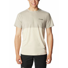 Columbia Mens Grey Omni-Wick Cirque River Graphic Short Sleeve Crew Tshirt