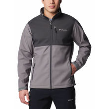 Columbia Mens Grey Omnishield Ascender Softshell Water and Wind Resistant Jacket