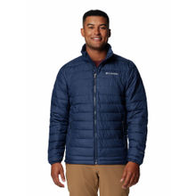 Columbia Mens Navy Omni-Heat Reflective Powder Lite II Jacket