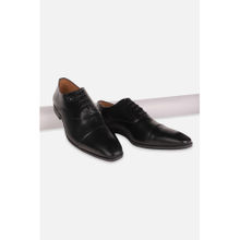 Louis Philippe Men Black Leather Oxfords