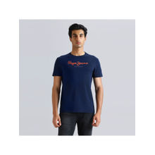 Pepe Jeans Navy Crew Neck Short Sleeve T-Shirt