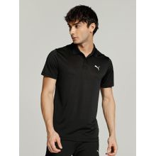 Puma Poly Men Black Polo T Shirt