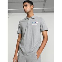 Puma BMW MMS Essentials Men Grey Polo T-Shirt