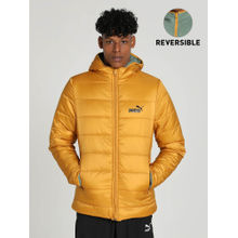 Puma Reversible P Fleece Men Yellow Jacket