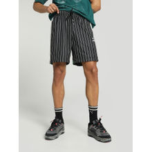 Puma T7 Mesh Mens Stripes Black Shorts