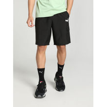Puma Essentials Woven Cargo Mens Black Shorts