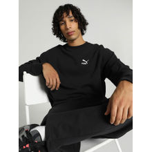 Puma Better Classics Relaxed Crew Unisex Black Sweatshirt
