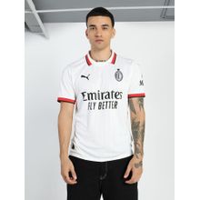 Puma Acm Away Replica Men White Jersey Polo T-Shirt