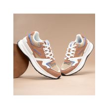 Red Tape Men's Colorblocked Orange Sneakers