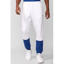 Reebok Mens Wce White Colorblock Joggers