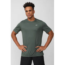 Reebok Mens Running Grey Printed T-Shirts