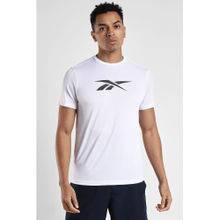 Reebok White Men T Shirt