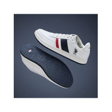 U.S. POLO ASSN. Men Gael Off White Retro Court Sneakers