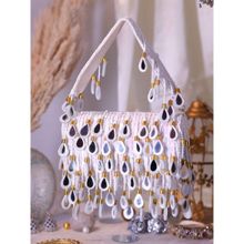 SWISNI Women White Mirror Flap Mini Bag